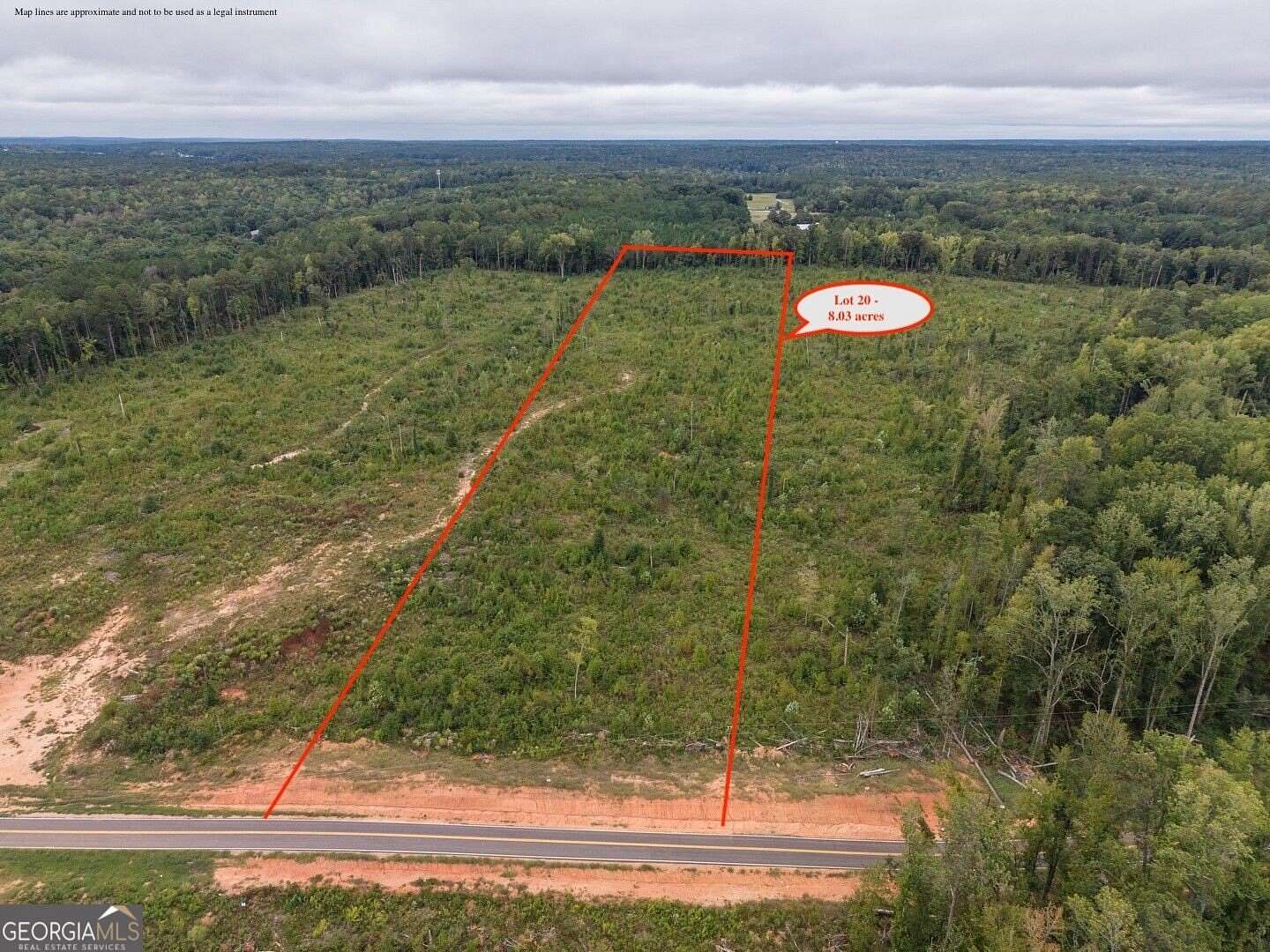 8 Acres of Land for Sale in Jackson, Georgia