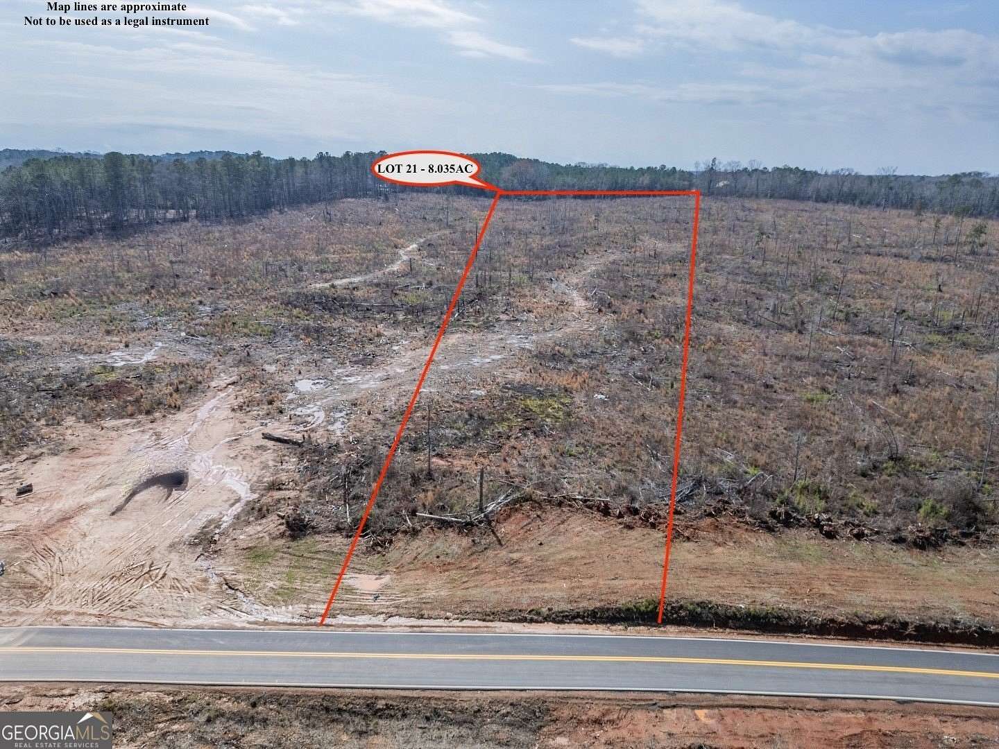 8 Acres of Land for Sale in Jackson, Georgia