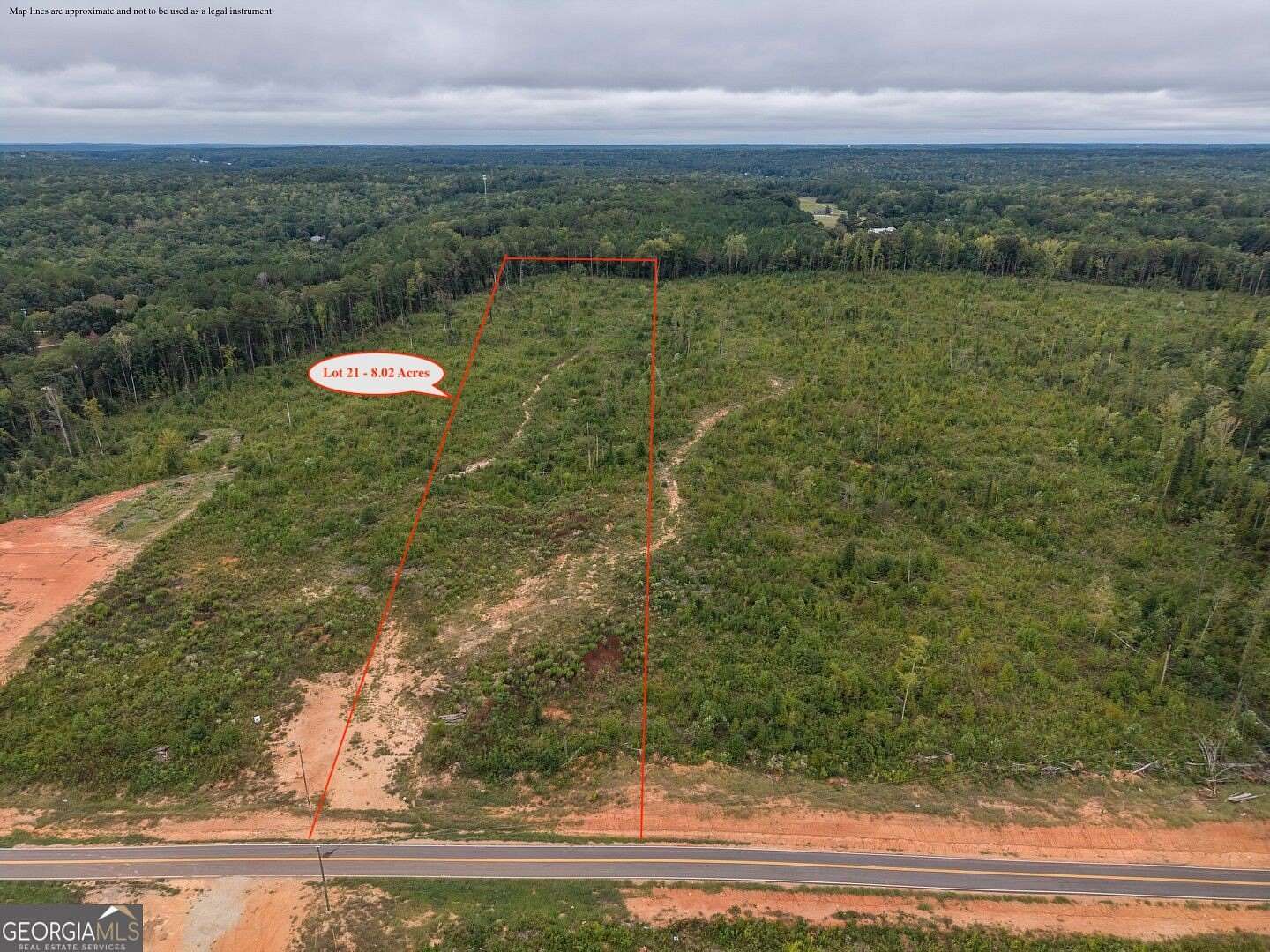 8 Acres of Land for Sale in Jackson, Georgia