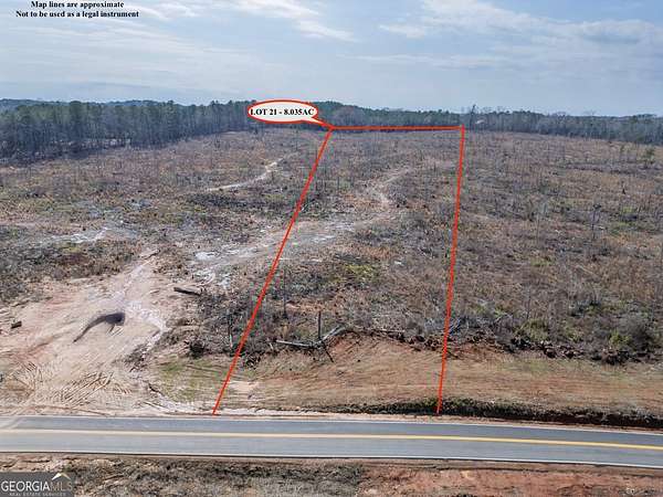 8 Acres of Land for Sale in Jackson, Georgia