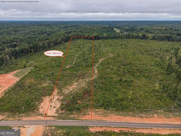 8 Acres of Land for Sale in Jackson, Georgia