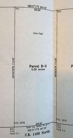 5 Acres of Land for Sale in De Motte, Indiana