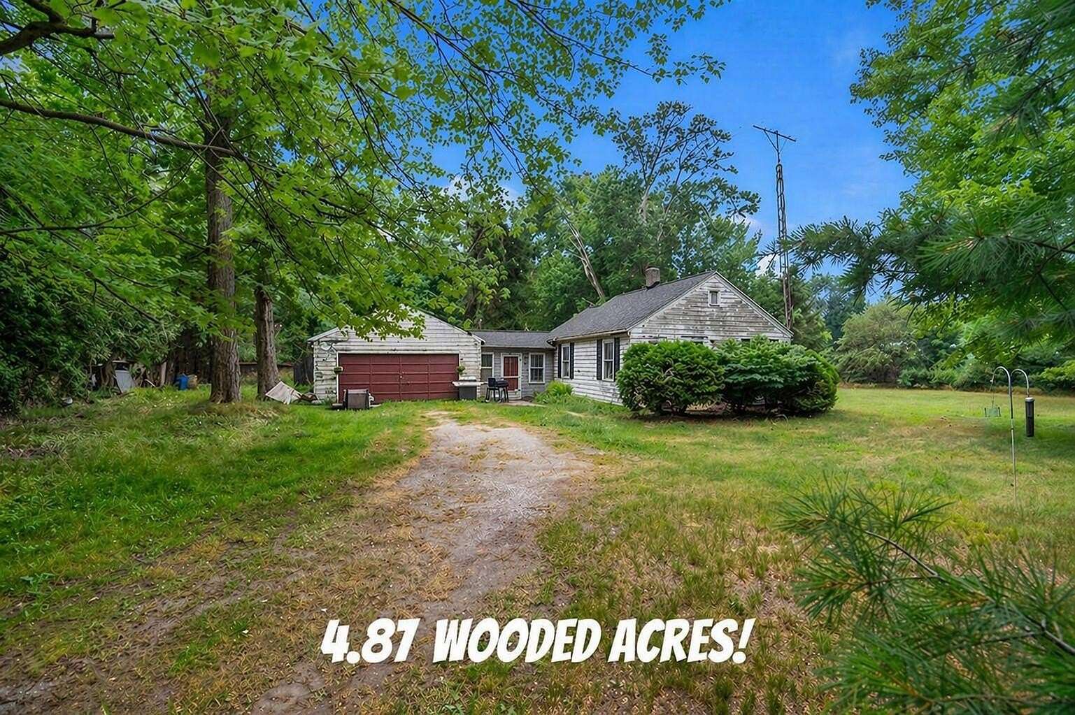 4.88 Acres of Land with Home for Sale in Norton Shores, Michigan