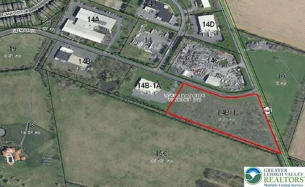 6.67 Acres of Commercial Land for Sale in Lower Nazareth Township, Pennsylvania