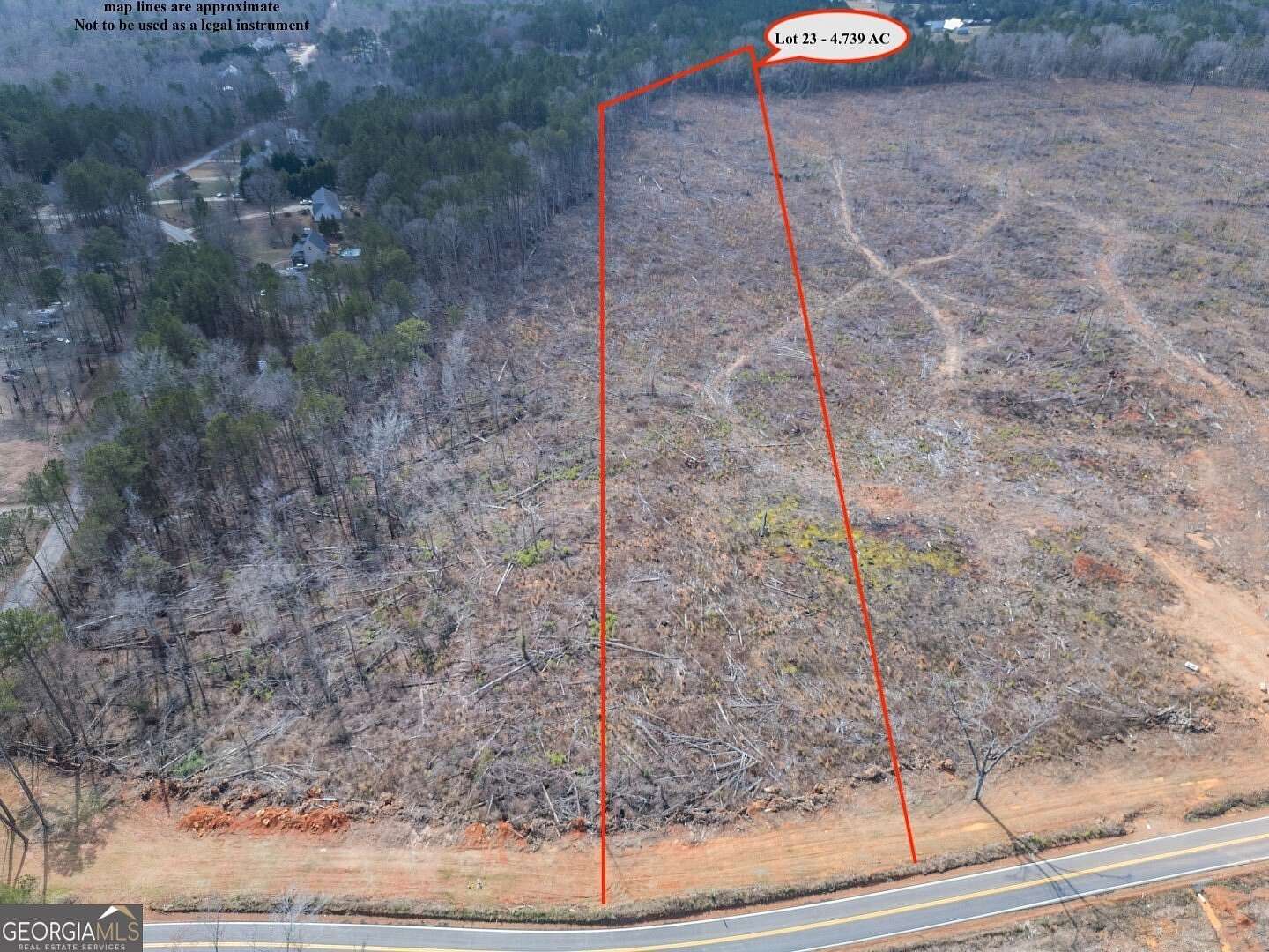 4.74 Acres of Land for Sale in Jackson, Georgia