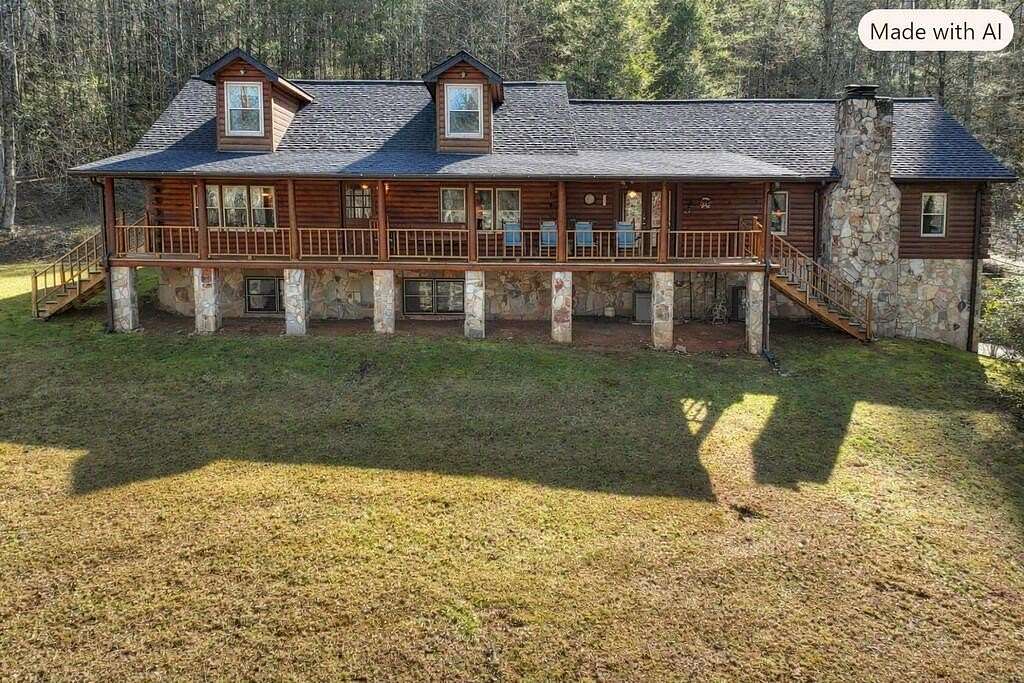 7.37 Acres of Land with Home for Sale in Ellijay, Georgia