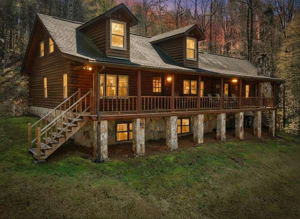 7.37 Acres of Land with Home for Sale in Ellijay, Georgia