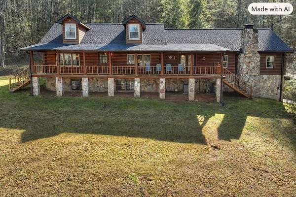 7.37 Acres of Land with Home for Sale in Ellijay, Georgia