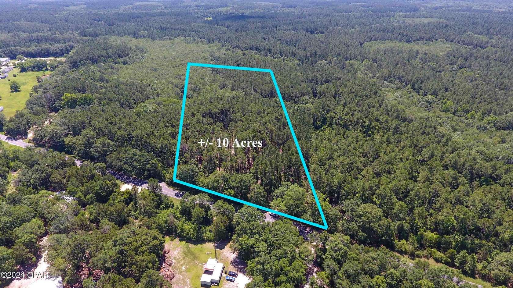 10 Acres of Recreational & Residential Land for Sale in Bonifay, Florida