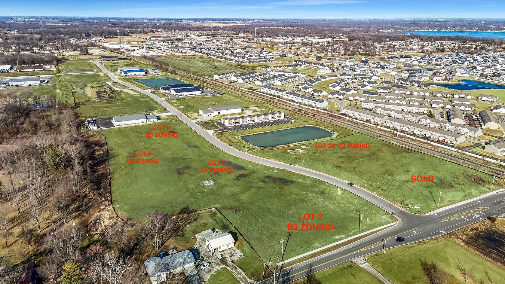 1.84 Acres of Commercial Land for Sale in Cedar Lake, Indiana