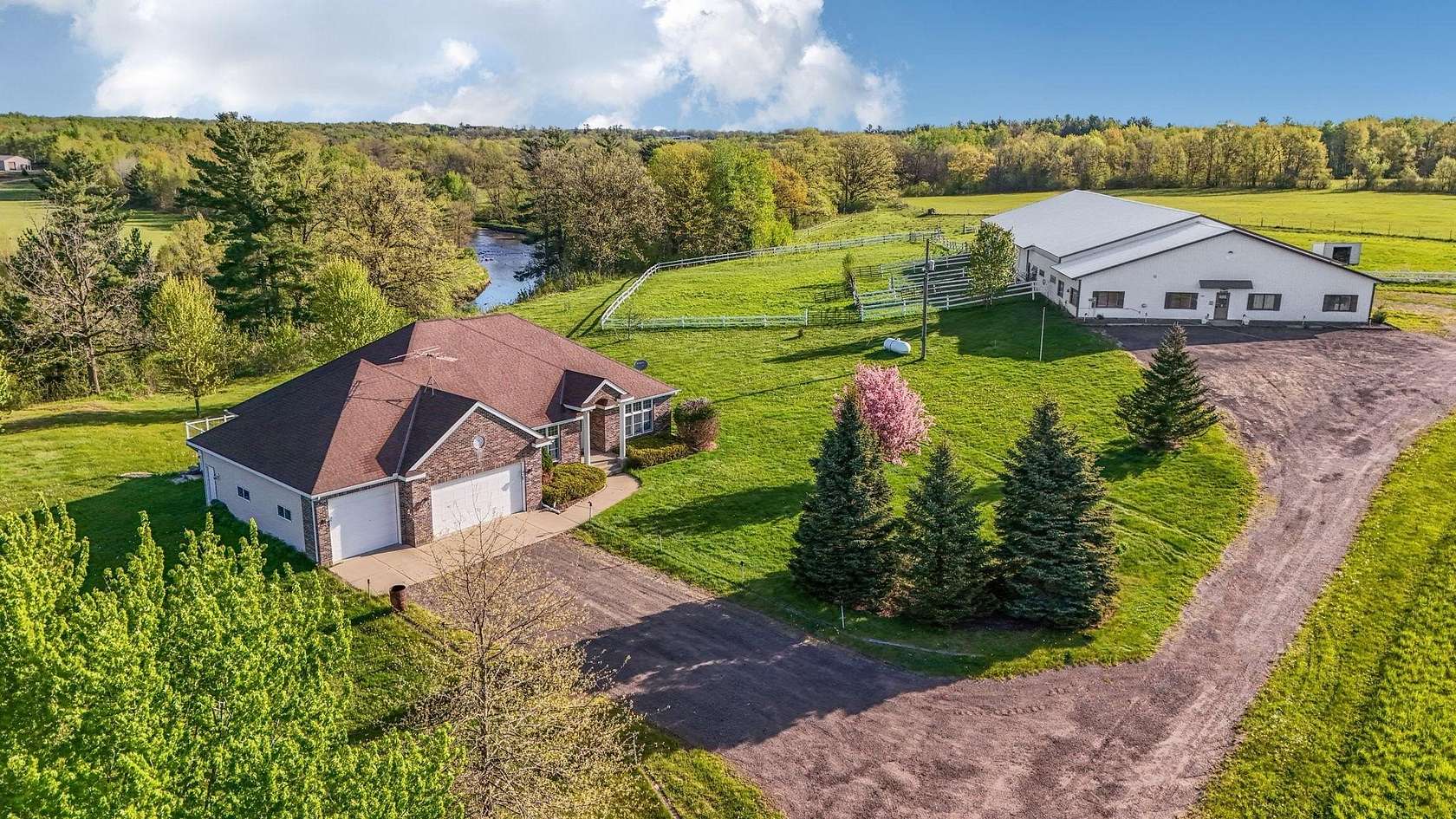 26.4 Acres of Agricultural Land with Home for Sale in Milaca, Minnesota