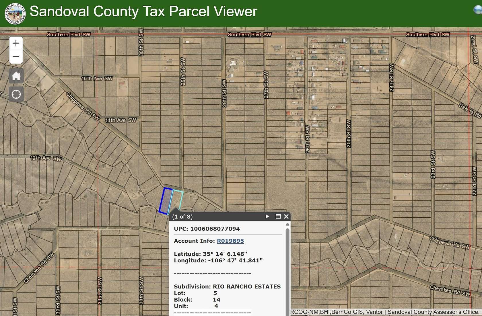 2 Acres of Land for Sale in Rio Rancho, New Mexico