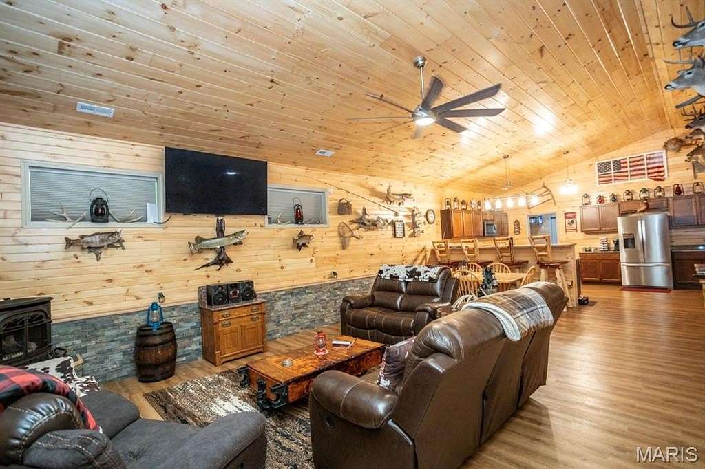 128 Acres of Recreational Land with Home for Sale in Waynesville, Missouri