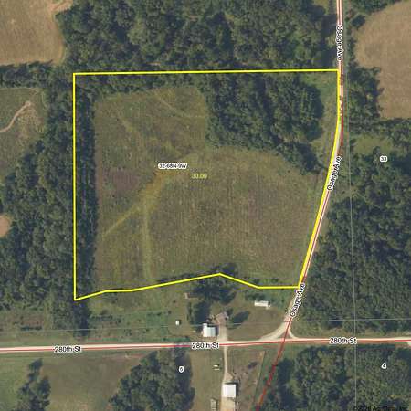30 Acres of Land for Sale in Mount Sterling, Iowa