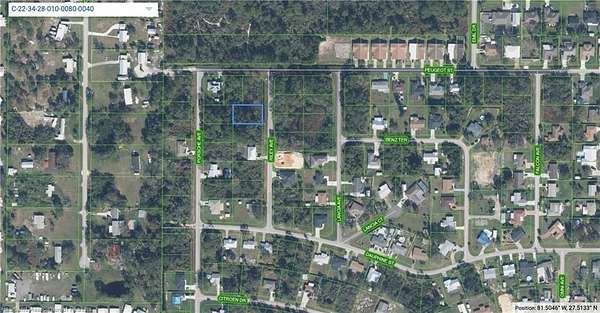 0.23 Acres of Residential Land for Sale in Sebring, Florida