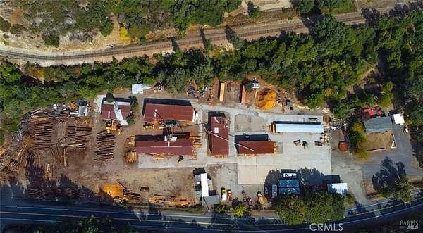 7.3 Acres of Land with Home for Sale in Willits, California