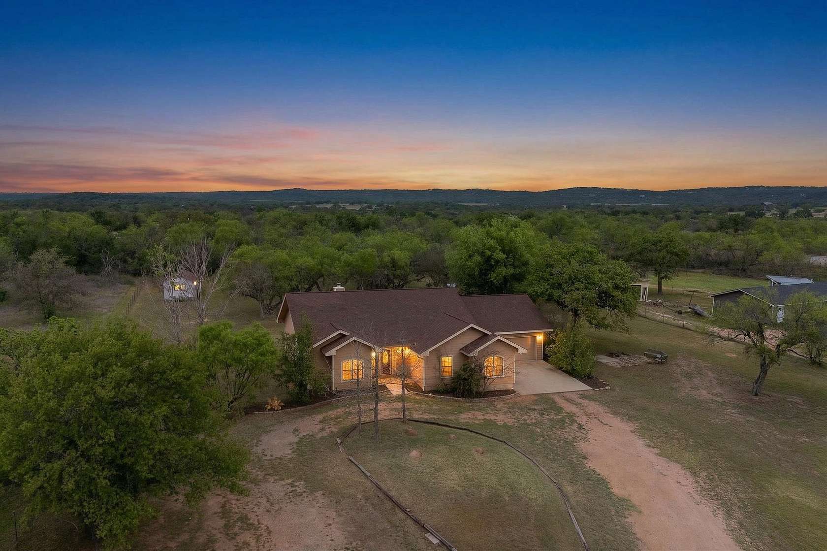 2 Acres of Land with Home for Sale in Marble Falls, Texas