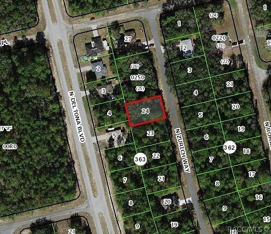 0.23 Acres of Residential Land for Sale in Dunnellon, Florida