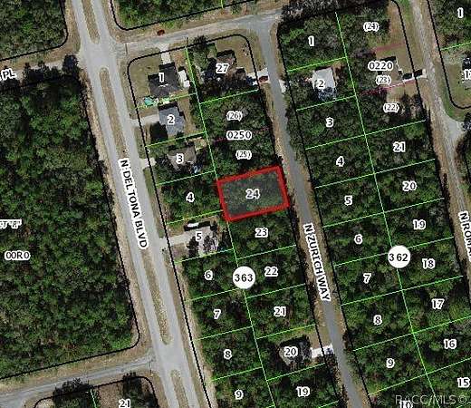 0.23 Acres of Residential Land for Sale in Dunnellon, Florida