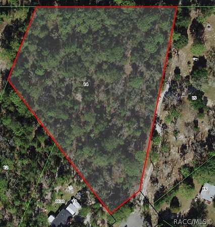 3.66 Acres of Residential Land for Sale in Homosassa, Florida