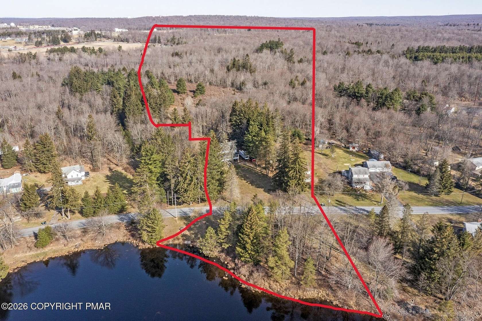 17.5 Acres of Land with Home for Sale in Tobyhanna, Pennsylvania