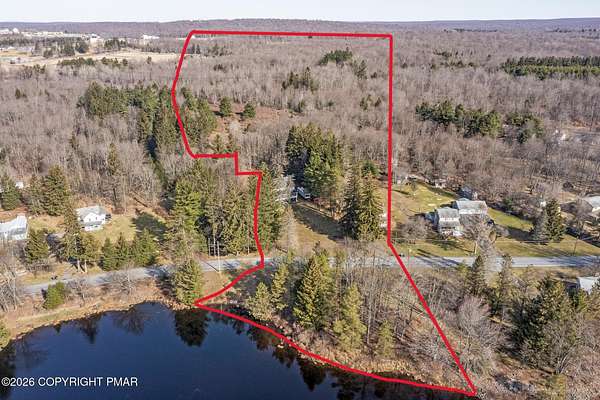 17.5 Acres of Land with Home for Sale in Tobyhanna, Pennsylvania
