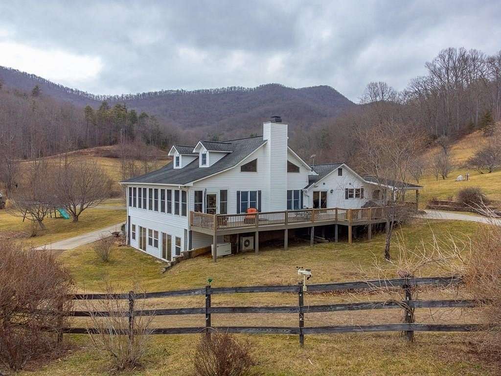 9.38 Acres of Land with Home for Sale in Franklin, North Carolina