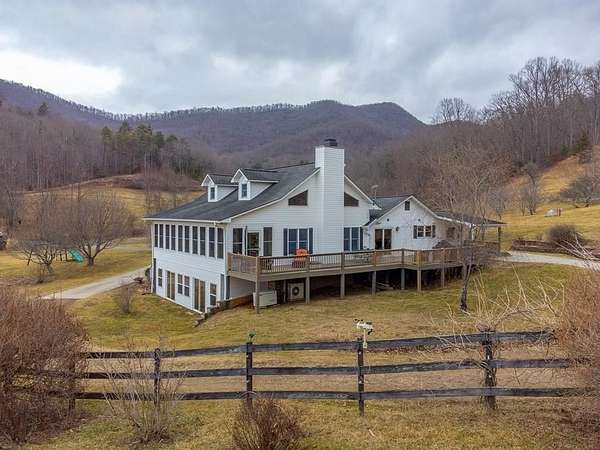 9.38 Acres of Land with Home for Sale in Franklin, North Carolina