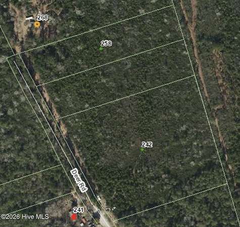 13.5 Acres of Recreational & Residential Land for Sale in Hubert, North Carolina