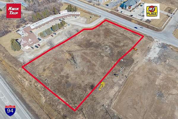 3.5 Acres of Commercial Land for Sale in Mount Pleasant, Wisconsin