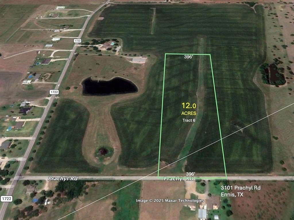 12 Acres of Land for Sale in Ennis, Texas