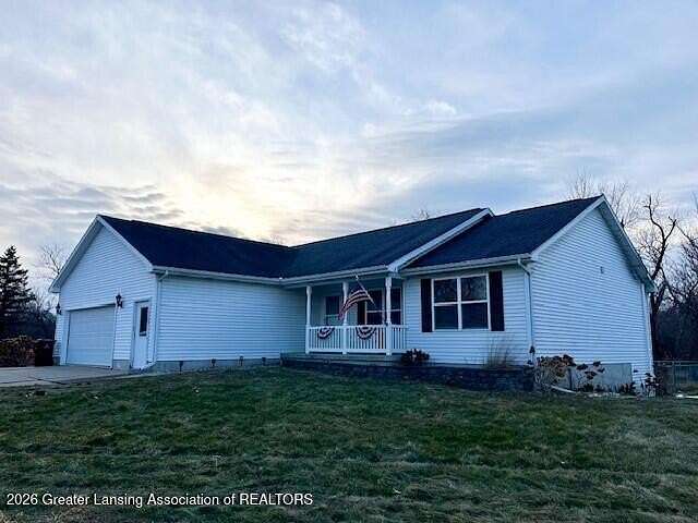 1.5 Acres of Land with Home for Sale in Potterville, Michigan