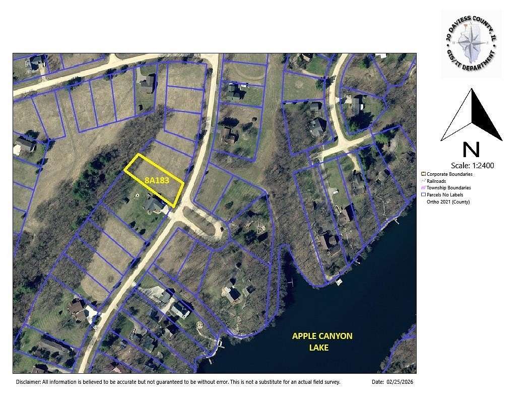 0.45 Acres of Land for Sale in Apple River, Illinois