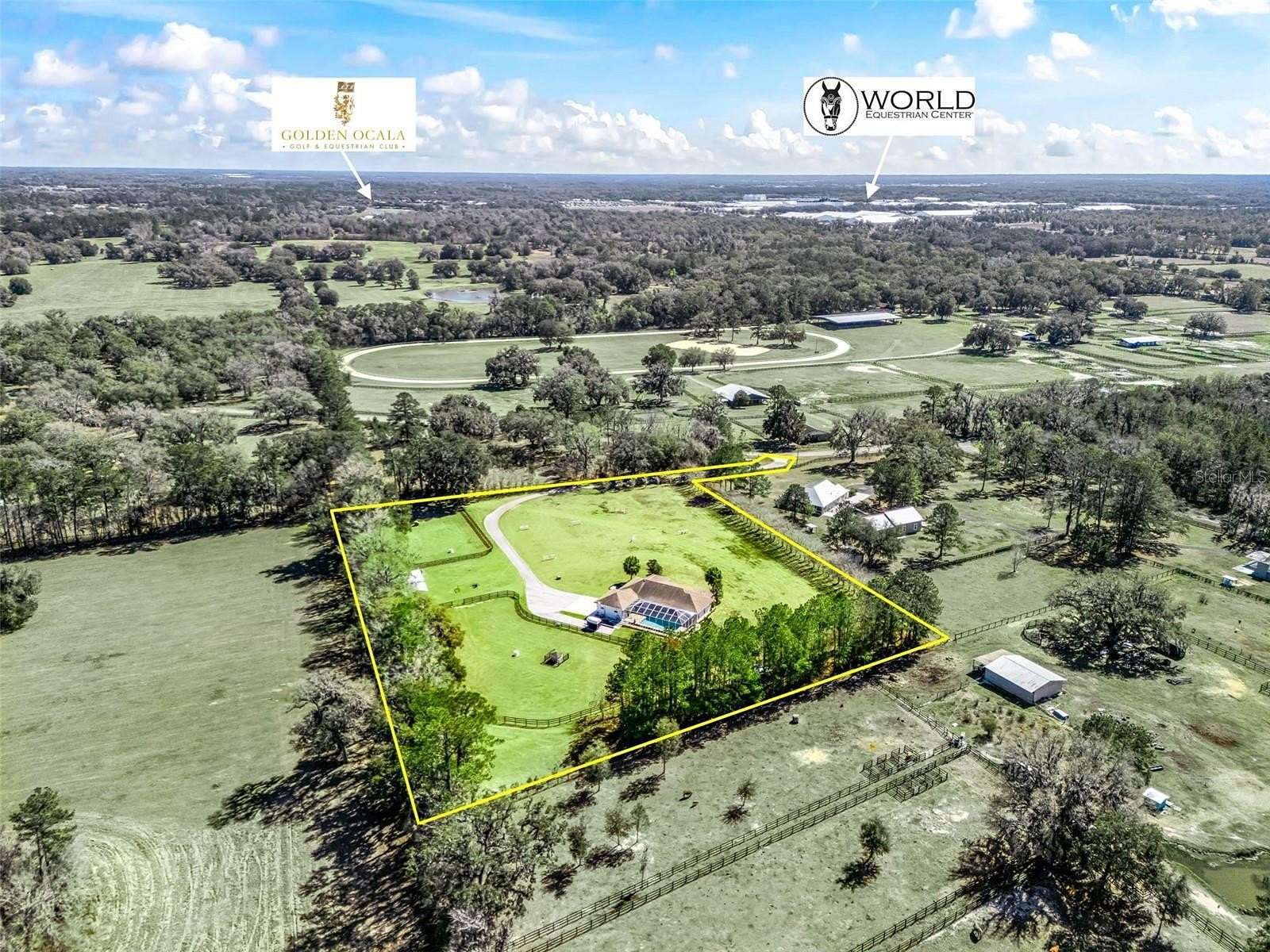 5 Acres of Land with Home for Sale in Ocala, Florida