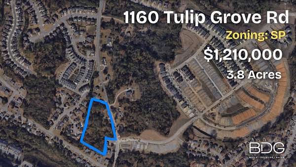 3.8 Acres of Residential Land for Sale in Hermitage, Tennessee