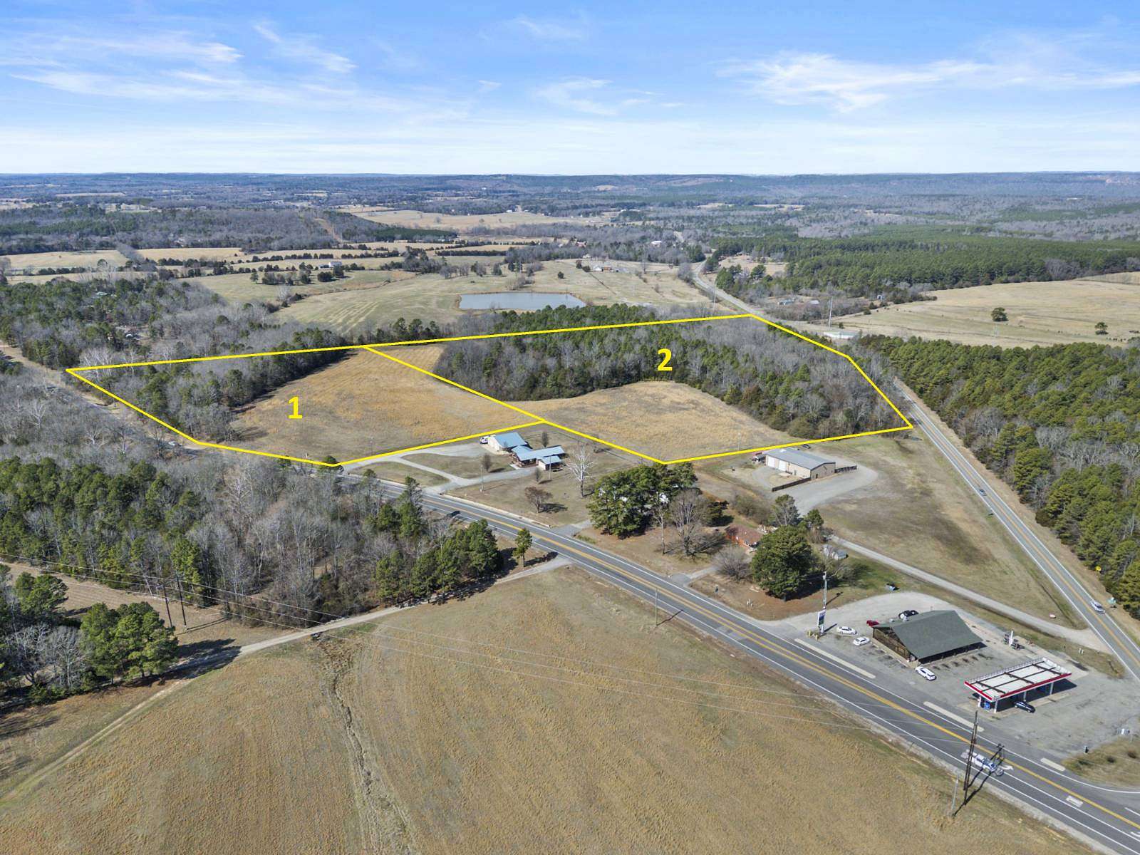 100 Acres of Recreational Land for Auction in Quitman, Arkansas