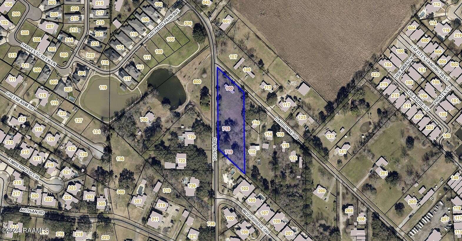 2 Acres of Mixed-Use Land for Sale in Lafayette, Louisiana