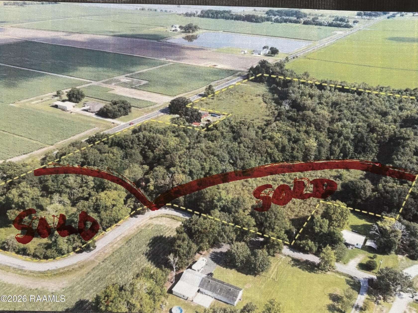 21.8 Acres of Recreational & Residential Land for Sale in Rayne, Louisiana