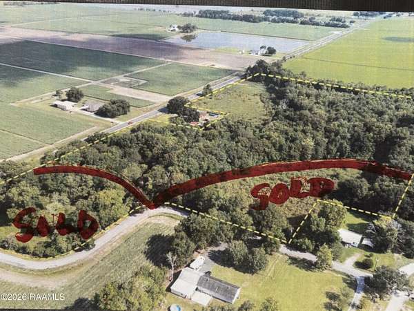 21.8 Acres of Recreational & Residential Land for Sale in Rayne, Louisiana