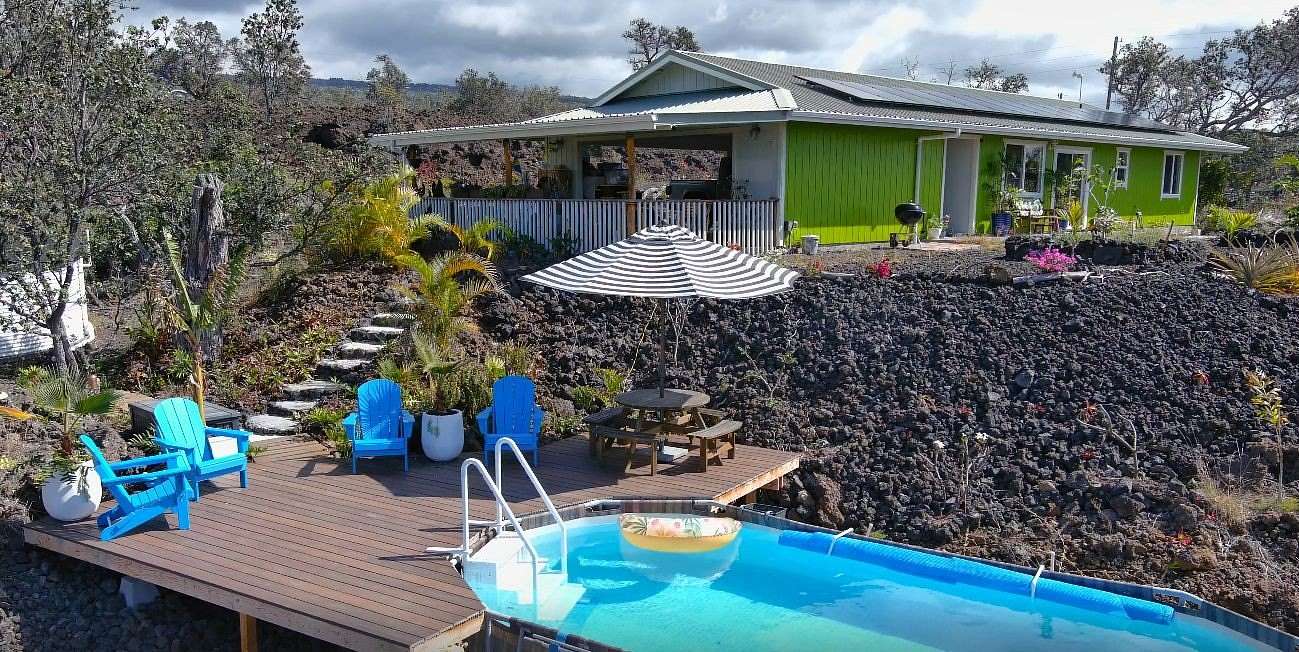 3 Acres of Land with Home for Sale in Hawaiian Ocean View, Hawaii