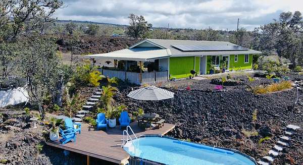 3 Acres of Land with Home for Sale in Hawaiian Ocean View, Hawaii