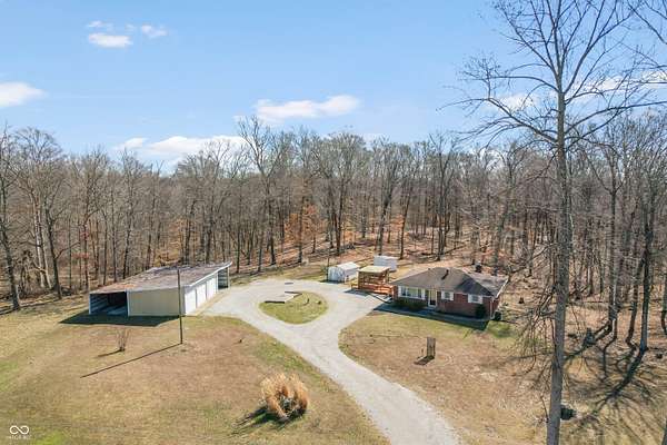 6.53 Acres of Land with Home for Sale in North Vernon, Indiana