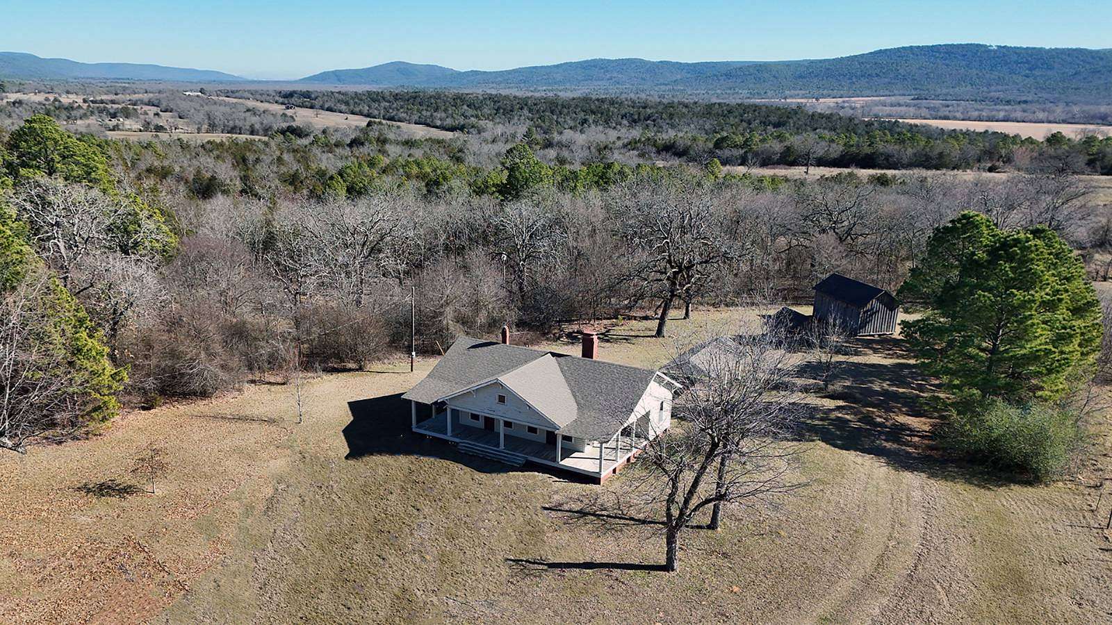 140 Acres of Agricultural Land with Home for Auction in Clayton, Oklahoma