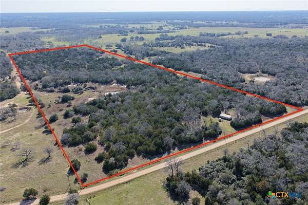 46.5 Acres of Recreational Land with Home for Sale in Hallettsville, Texas