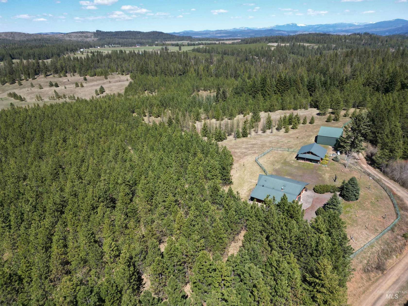 80 Acres of Recreational Land with Home for Sale in Lenore, Idaho