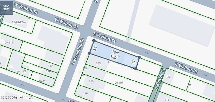 0.11 Acres of Commercial Land for Sale in Hazleton, Pennsylvania