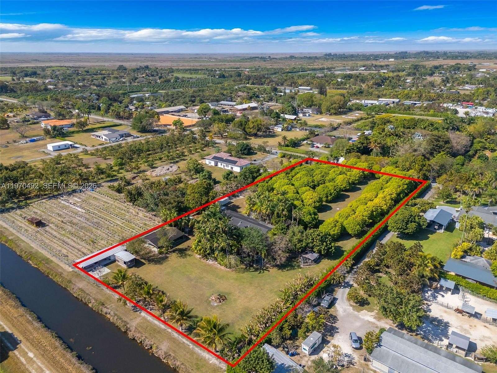 2.55 Acres of Land with Home for Sale in Miami, Florida