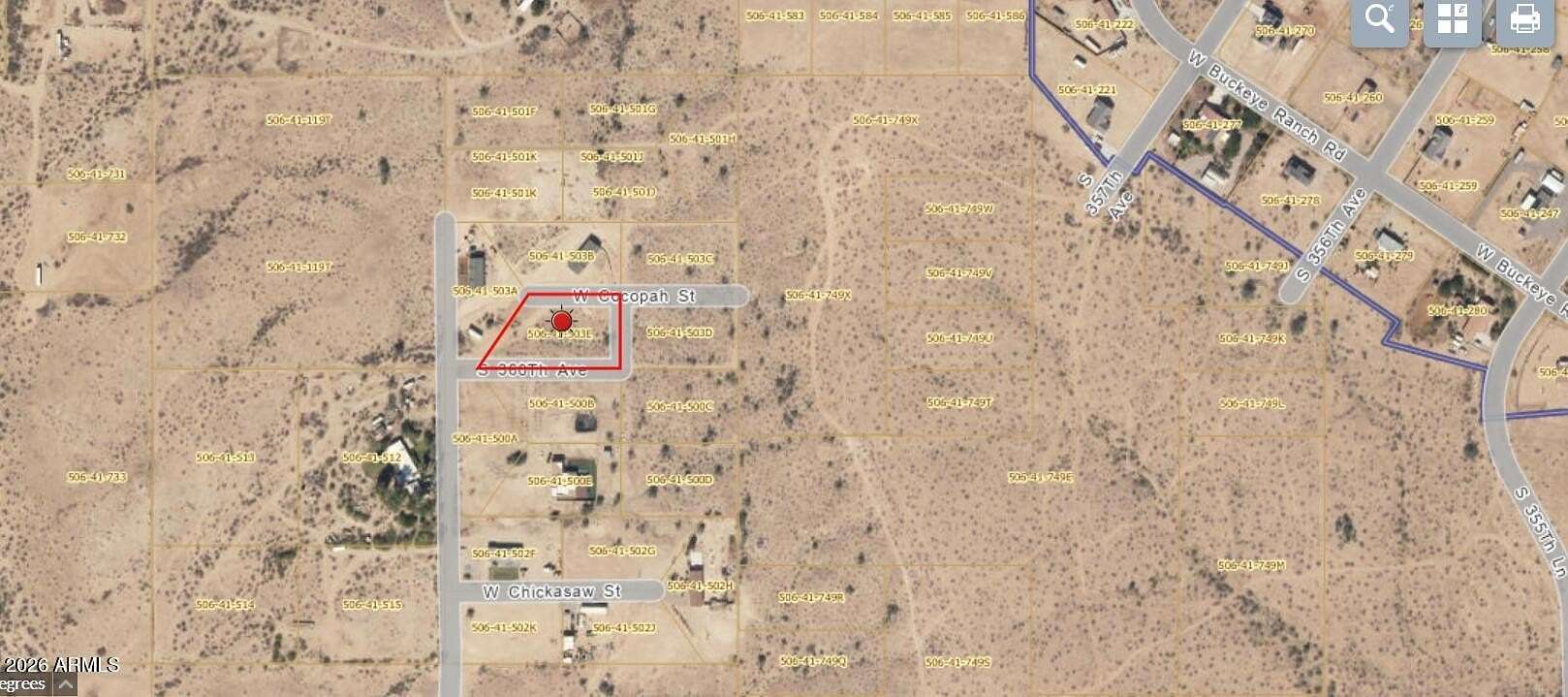 1 Acre of Residential Land for Sale in Tonopah, Arizona
