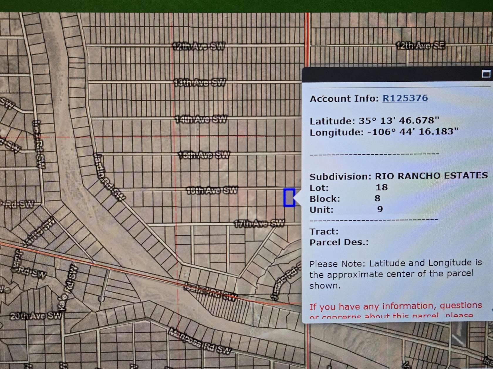 1 Acre of Land for Sale in Rio Rancho, New Mexico