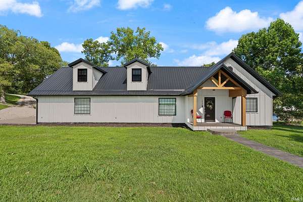 5 Acres of Land with Home for Sale in Orangeville Township, Indiana